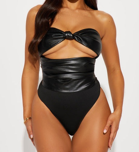 Leather Bodysuit