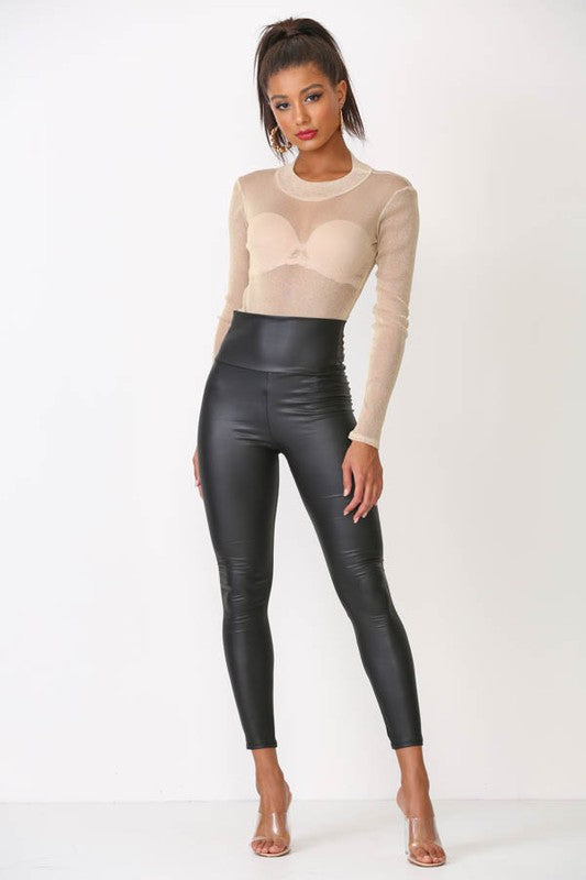 Leather Baddie Leggings