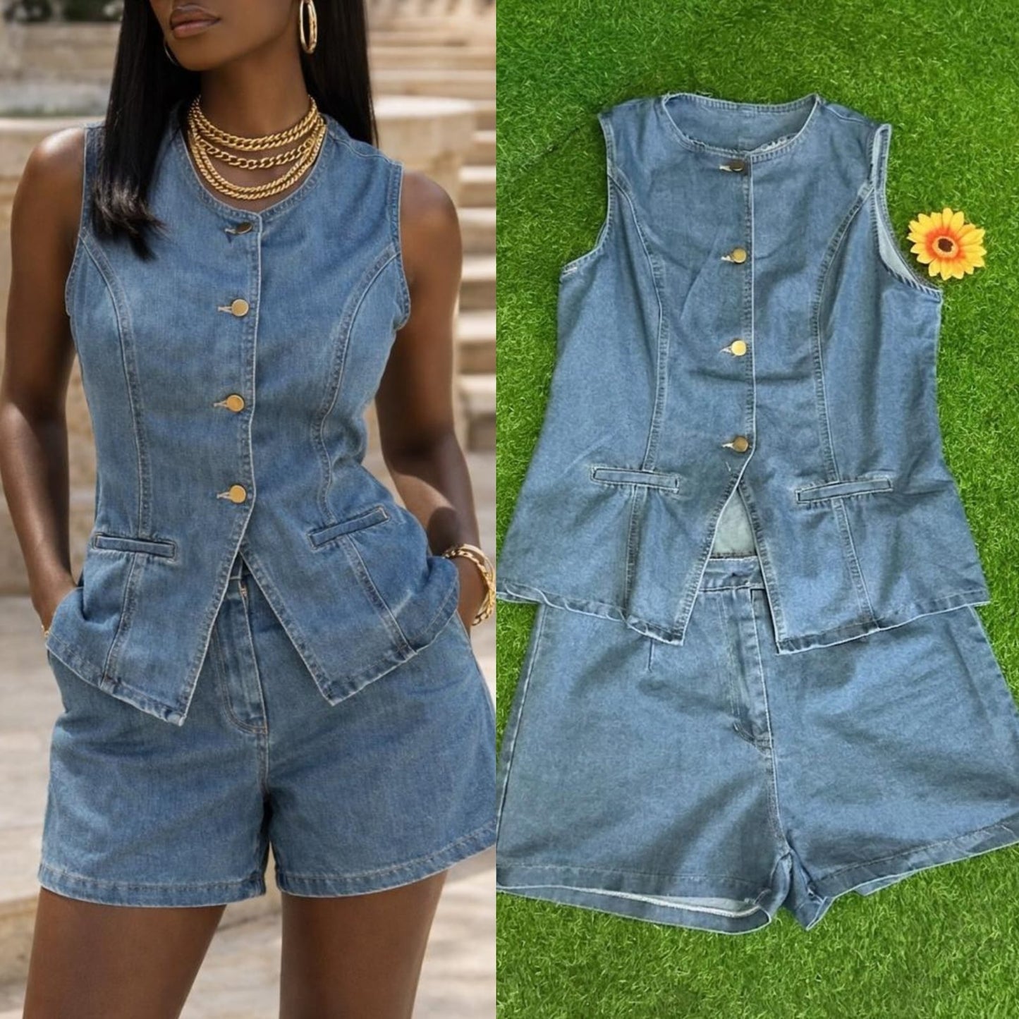 Cassie Denim Duo