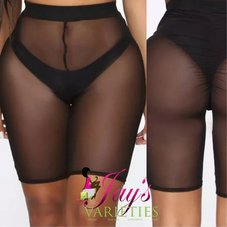 Mesh Biker Shorts