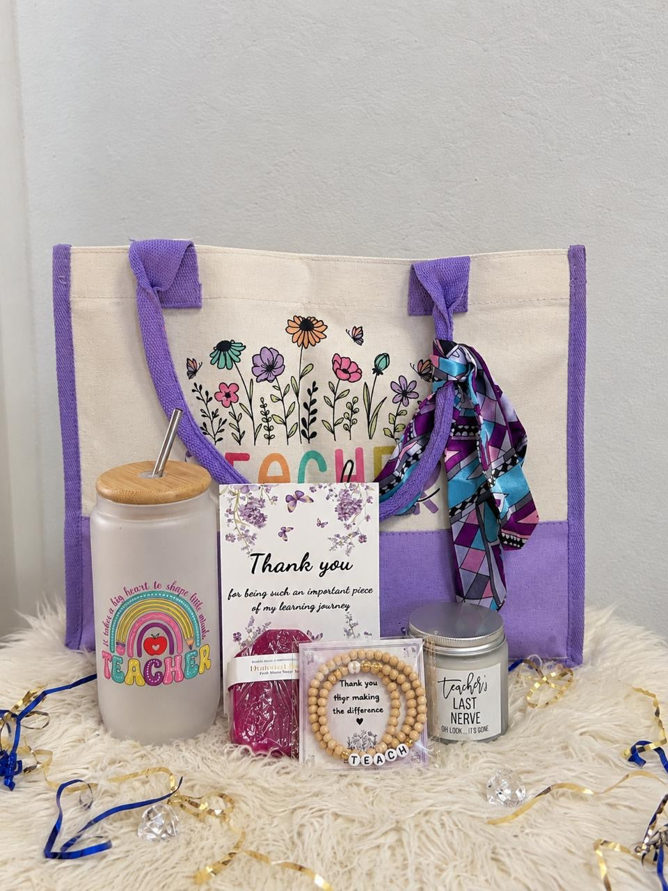 Teach Love Inspire Tote Gift Set