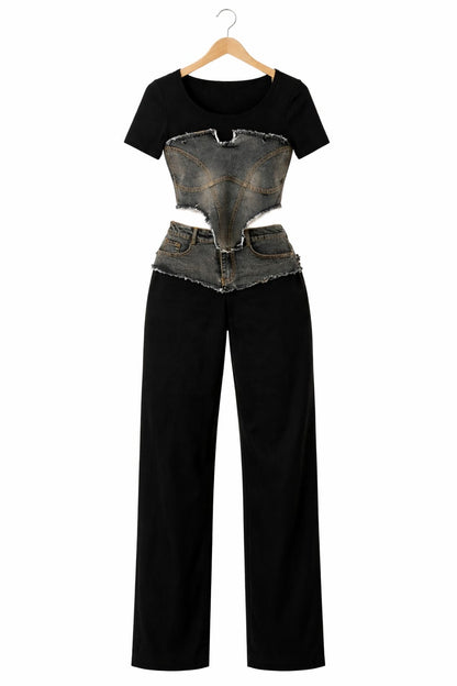 Dual Edge Denim Set