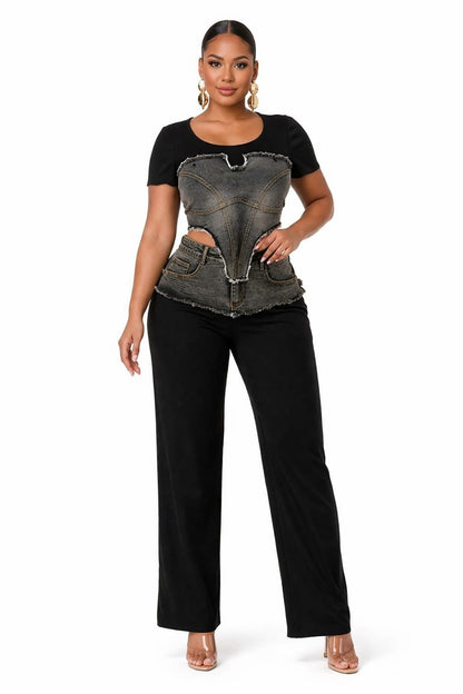 Dual Edge Denim Set