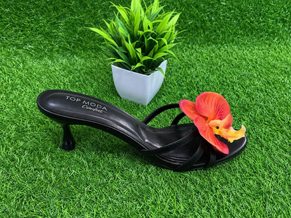 Sunset Orchid Amour Mule