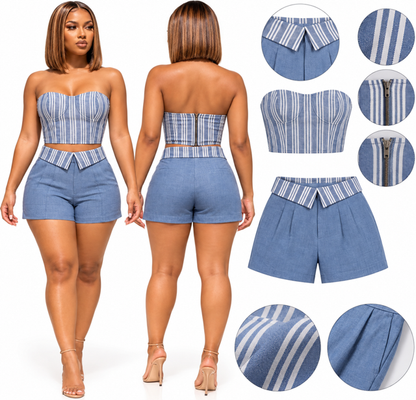 Sweet Stripe & Fold Set