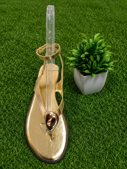 Dune Goddess T-Strap Sandals