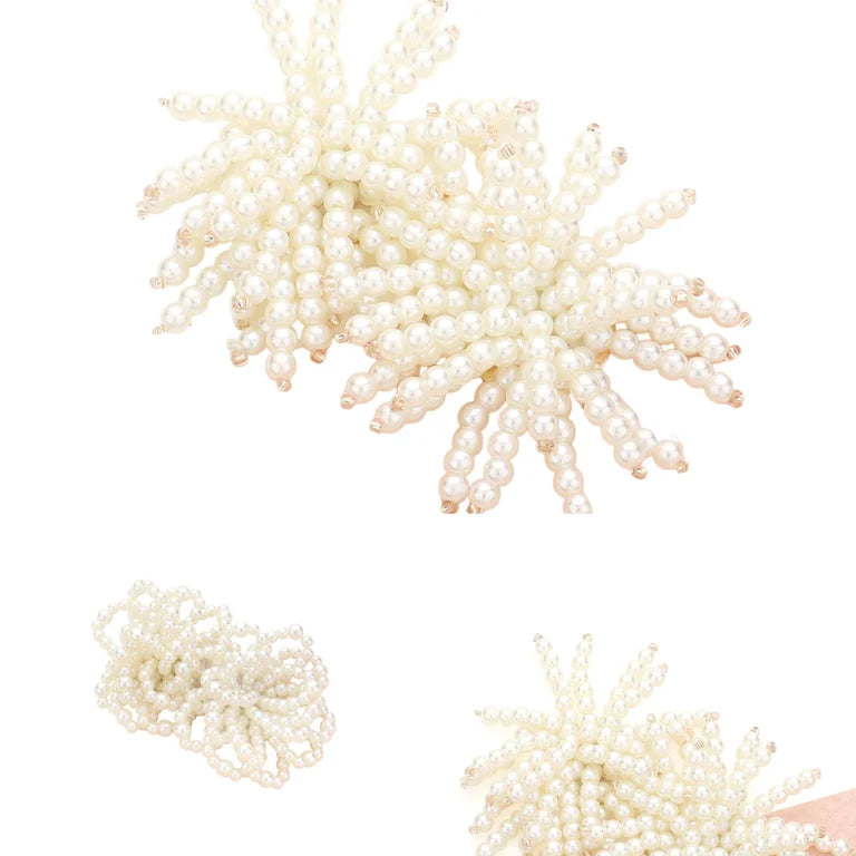 Cluster Pearl Earrings