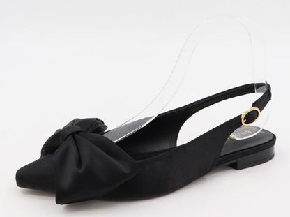 Zoey Bows Sling Back Flats