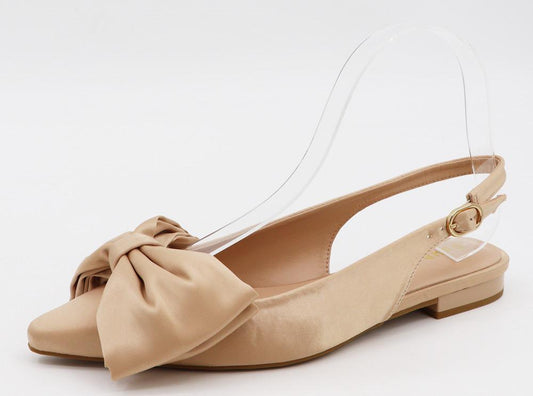Zoey Bows Sling Back Flats