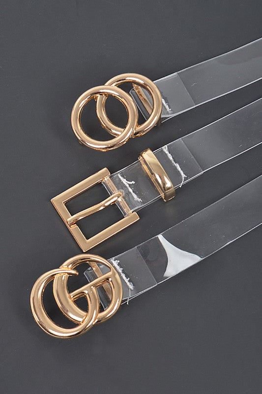 Clear Logo Belts