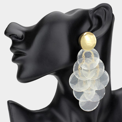 Reflective Shells Earrings