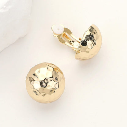 Hammered Chic Studs