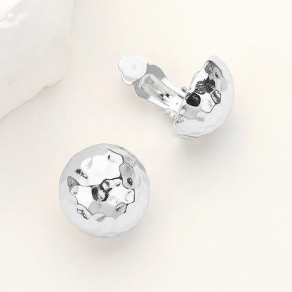 Hammered Chic Studs