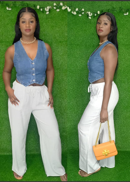 Coastal Plisse Pants