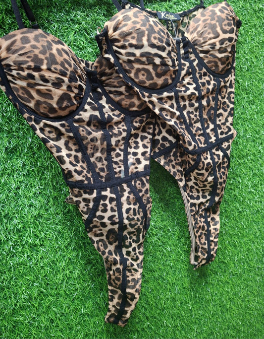 Leopard Temptation  Bodysuit
