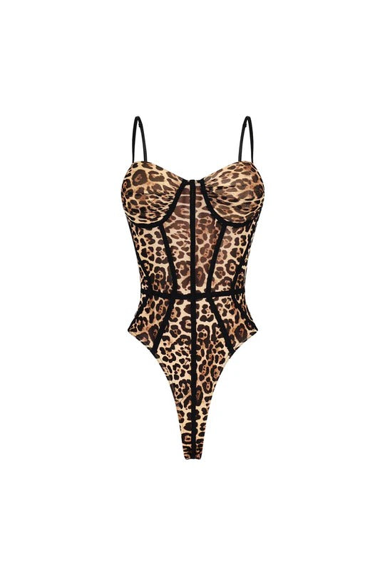 Leopard Temptation  Bodysuit