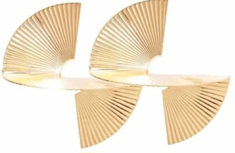 Fan Fare Spiral Earrings