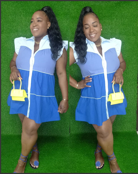 Bluebell Cascade Dress