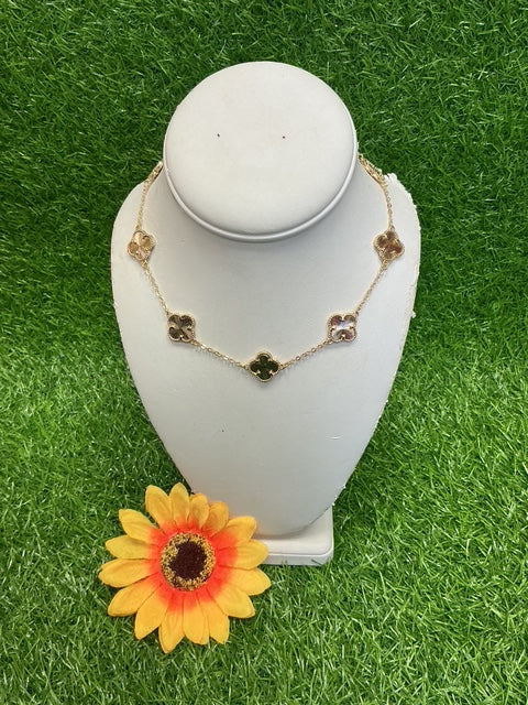 Golden Clover Luxe Necklace