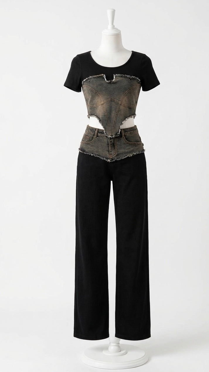 Dual Edge Denim Set