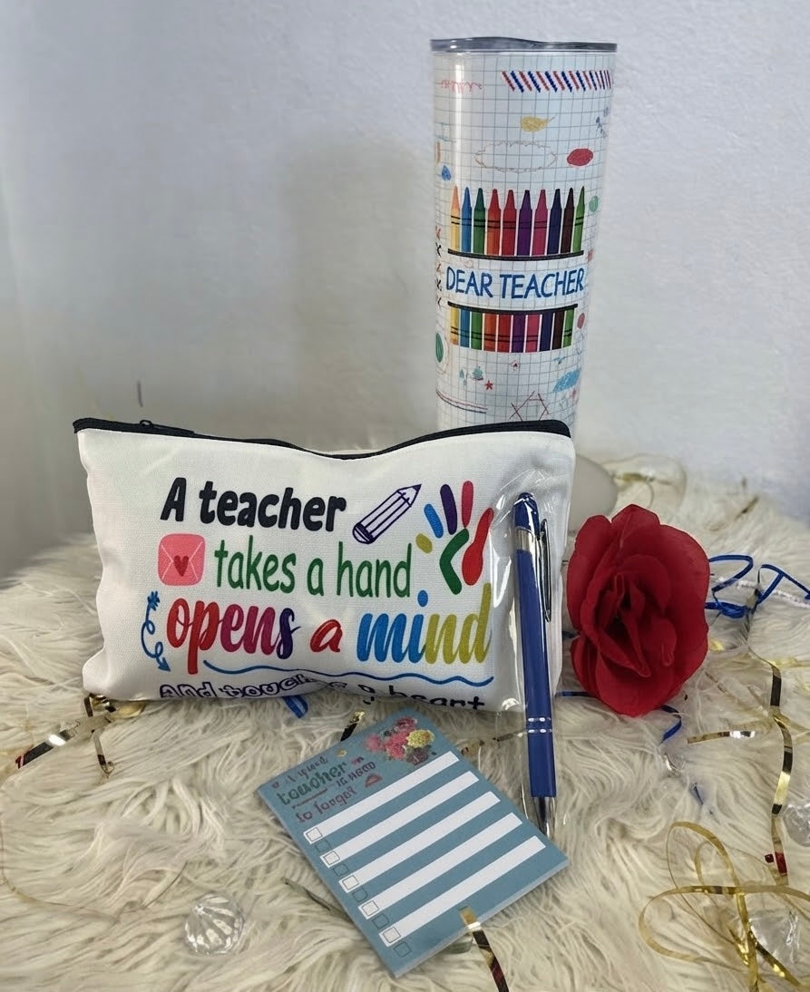 Open Minds & Heart Skinny Tumbler Set