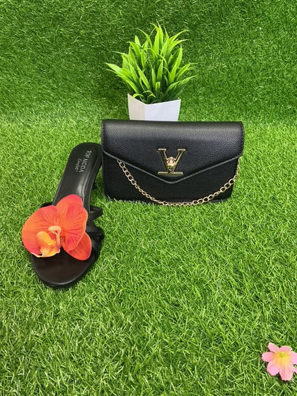 Sunset Orchid Amour Mule