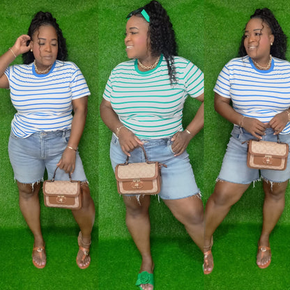 Mia Stripe Tee