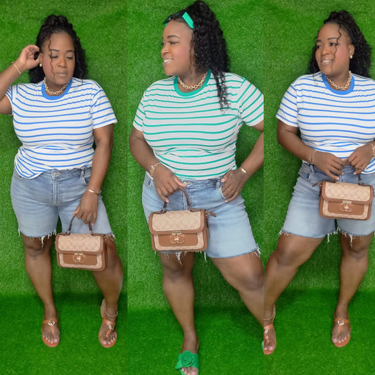 Mia Stripe Tee