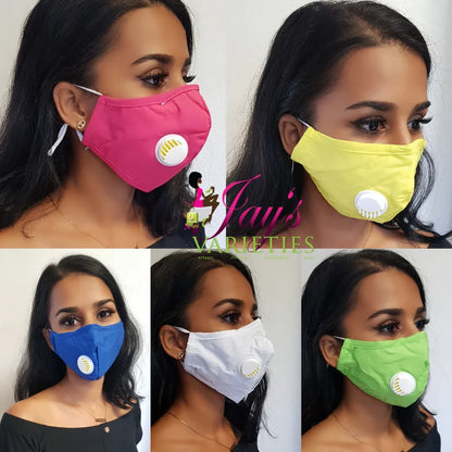 Cotton mask w/ Valve
