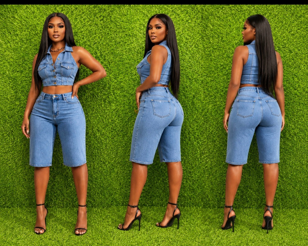 Sadie Chic Denim Set