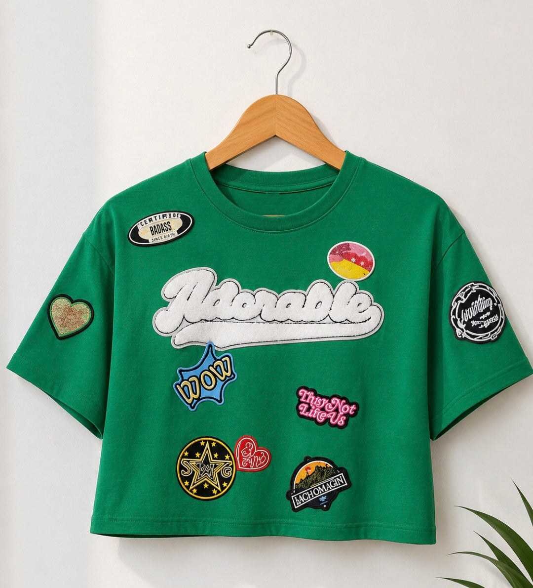 Emerald Edge Patch Top