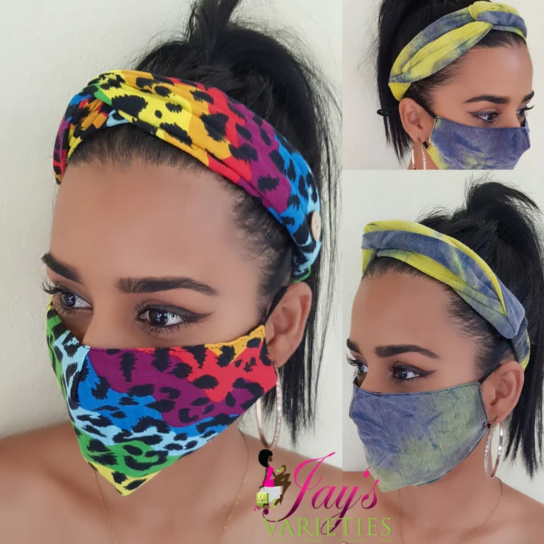 Face Mask & Headband Combo