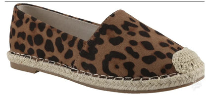 Leopard Espadrille-Slip on