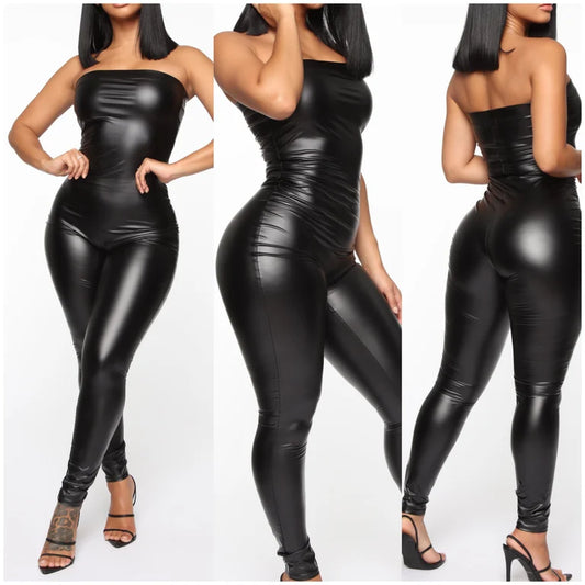 Leather Me jumpsuit